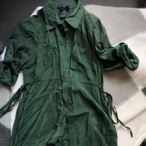 Babydoll button down